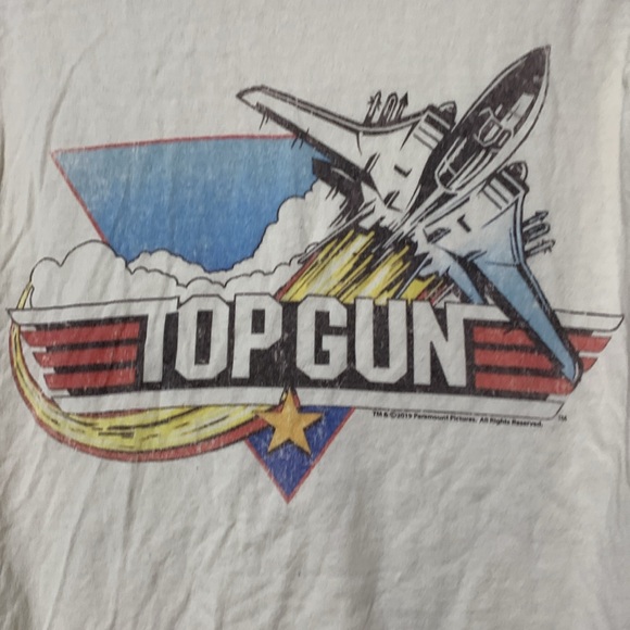 American Classic Vintage Style Top Gun Tee Shirt - Picture 2 of 5
